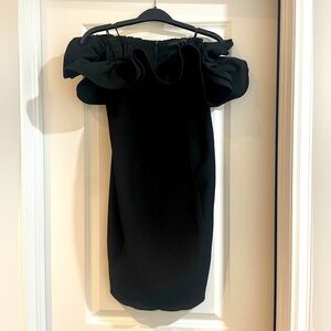 Endless Rose off the shoulder black dress - NOT maternity but CAN BE